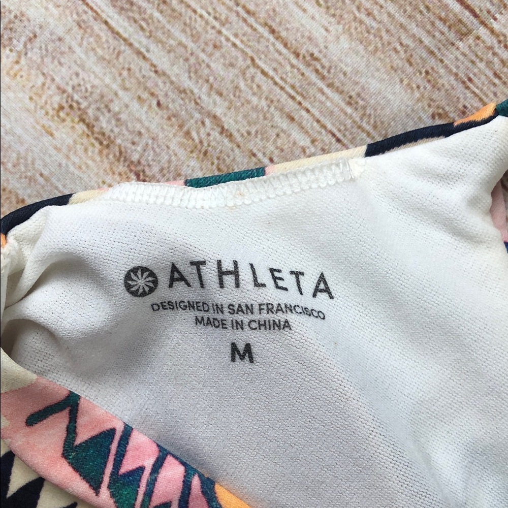 Athleta Multicolor Patterned Bikini Top - image 2